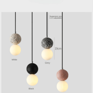 Suspension Design Pierre de Verre - Luminaire Moderne Élégant 9