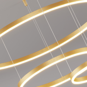 Suspension LED 5 cerceaux - Éclat Moderne et Design Épuré pour Tout Intérieur 4