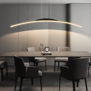 Suspension Moderne noir pour salle à manger Mia Design LED 7