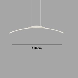 Suspension-Moderne-Mia-Design-LED blanche 120 cm