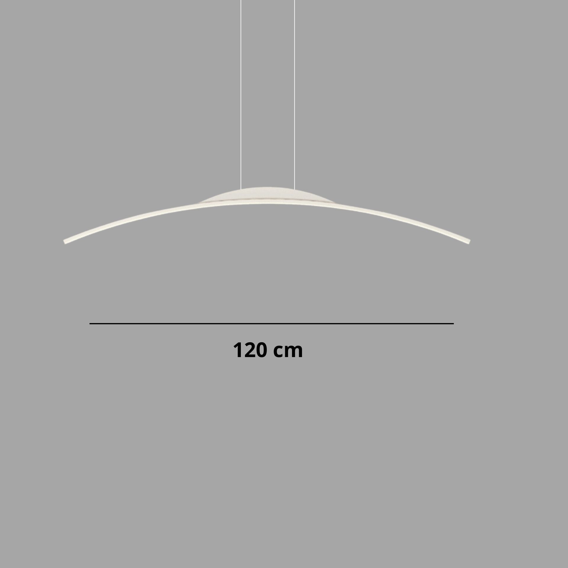 Suspension-Moderne-Mia-Design-LED blanche 120 cm