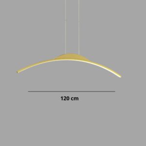 Suspension-Moderne-Mia-Design-LED doré 120 cm