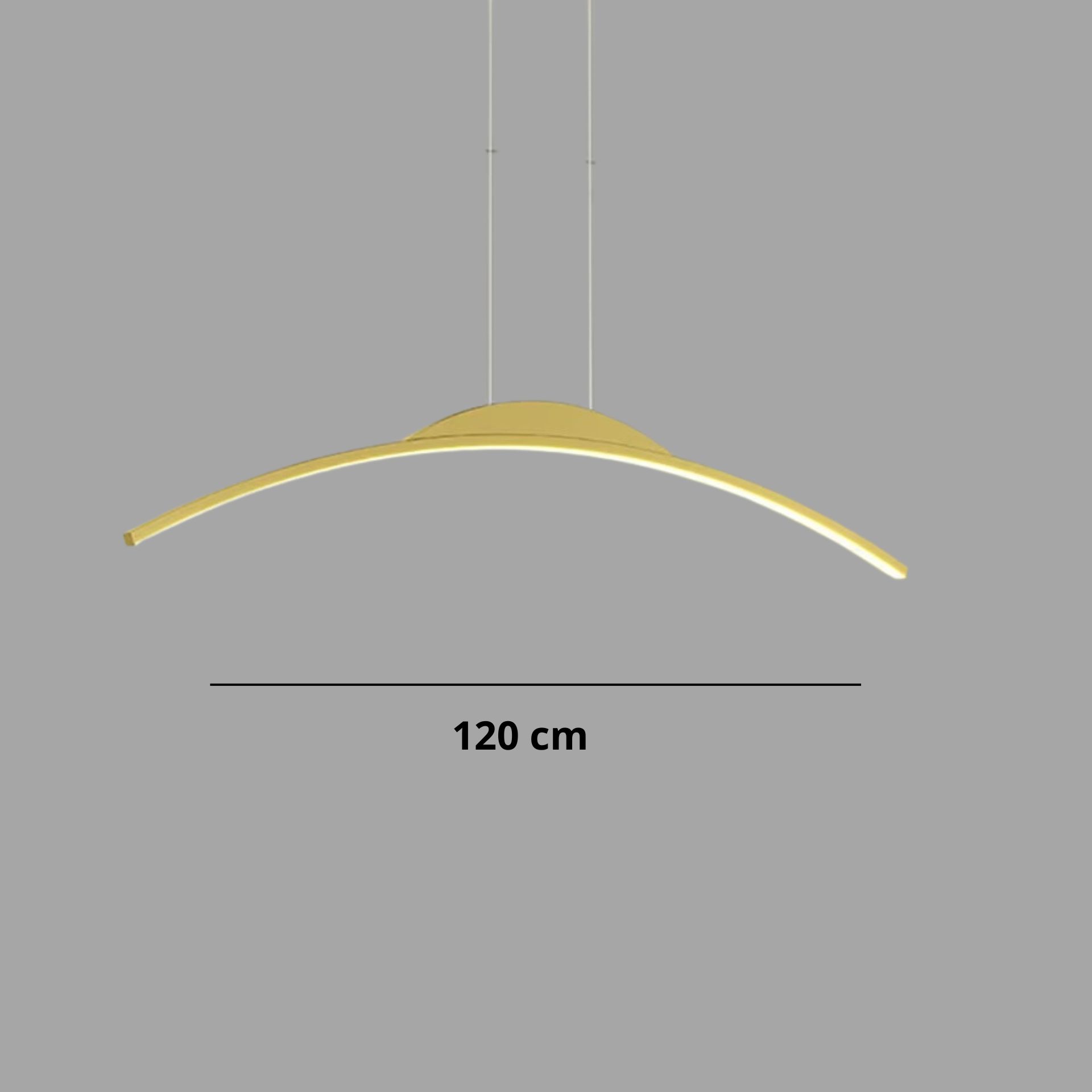 Suspension-Moderne-Mia-Design-LED doré 120 cm