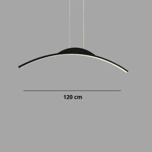 Suspension-Moderne-Mia-Design-LED noir 120 cm