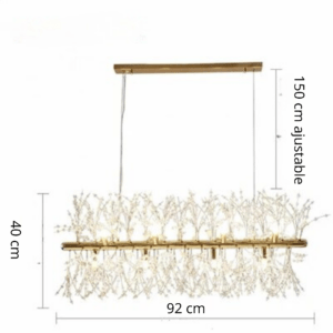 Suspension Luxe Maria L92cm H40cm 4