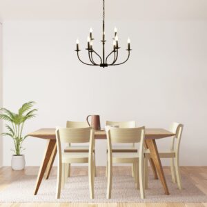 Lustre Suspension dans salle a manger clair beige