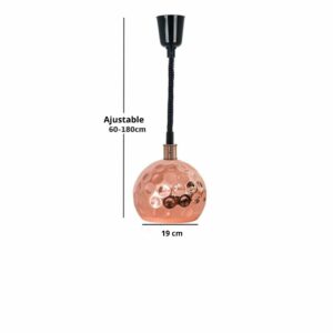 Suspension Cuivré V 19 cm