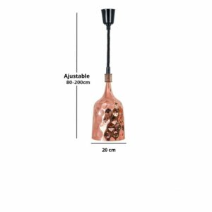 Suspension Cuivré V 20 cm