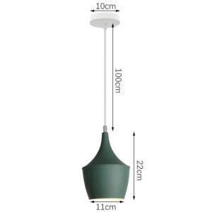 Suspension Vert Olive V 11 cm