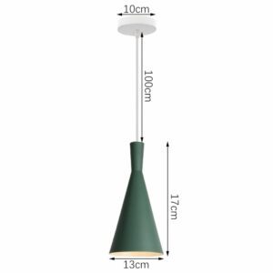 Suspension Vert Olive V 13 cm