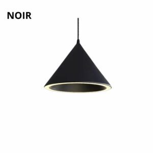 Suspension luminaire cuisine Yasmin V noir