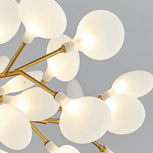 Suspension metal branches fleuries Rania 6