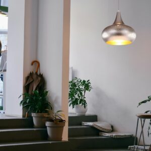 Lampe marocaine suspension escalier