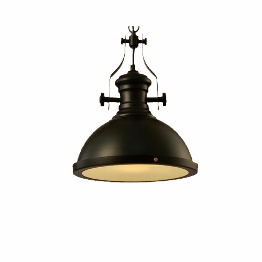 luminaire suspension extérieur design noir
