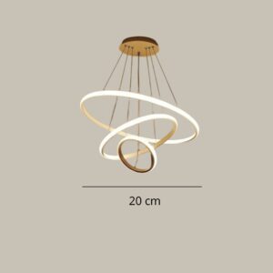 Suspension Led Cercle V or 20 cm