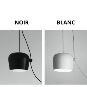 Suspension araignée noire et blanc