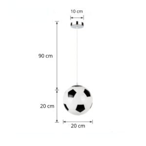 Suspension ballon de pied avec mesure