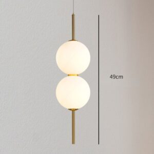 Suspension boule en verre V 2 boules