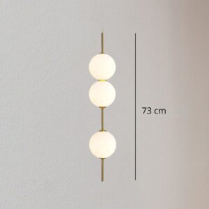 Suspension boule en verre V 3 boules