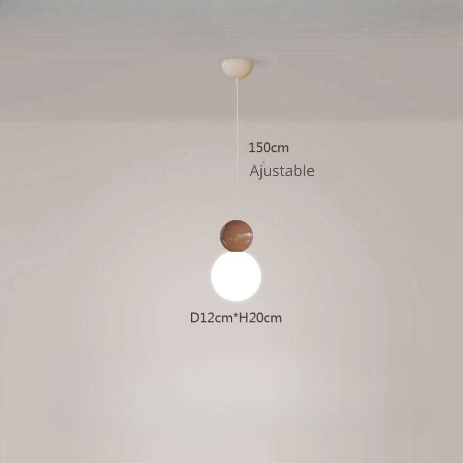 Suspension de boules V café