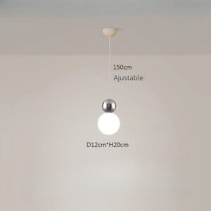 Suspension de boules V chrome
