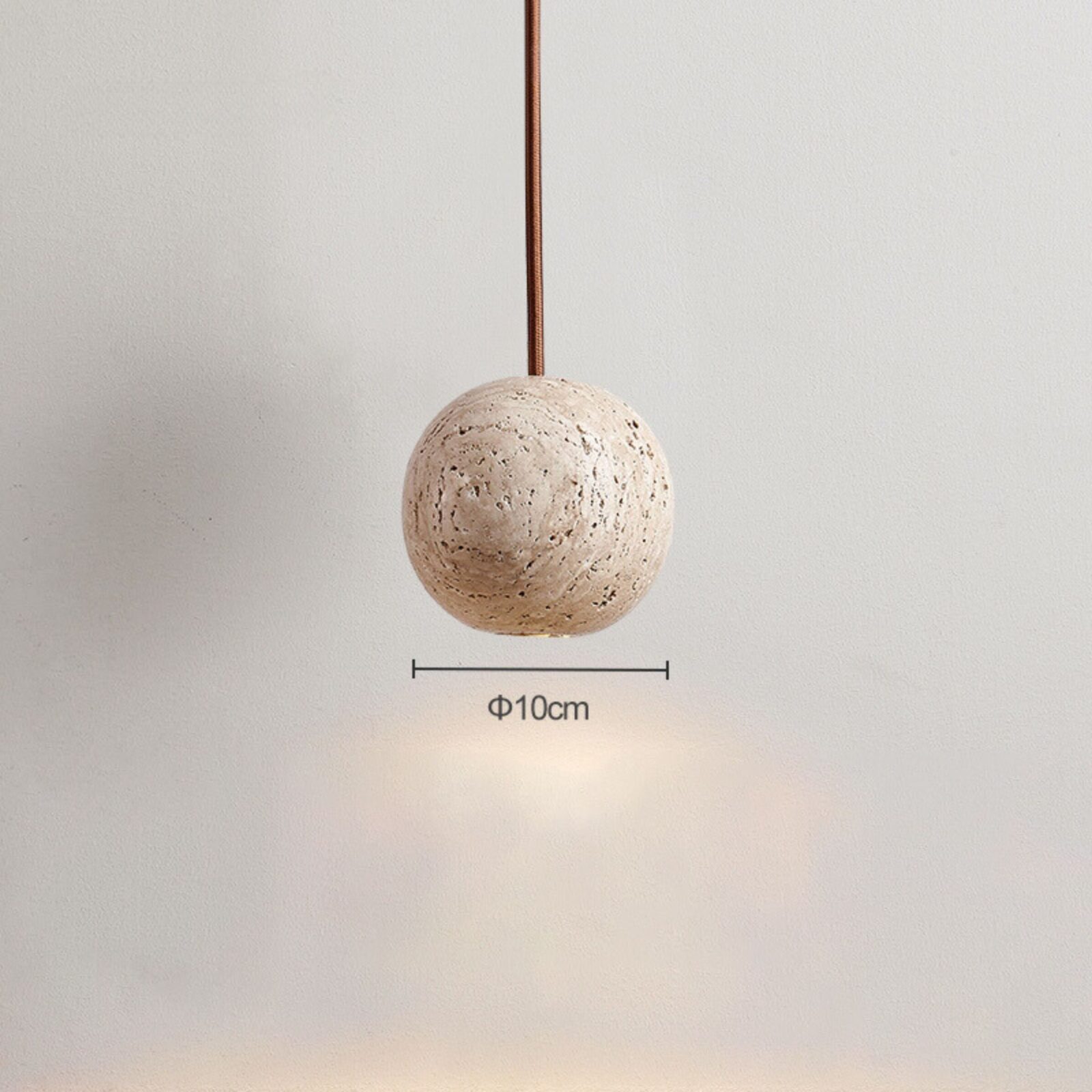 Suspension design boule avec mesure