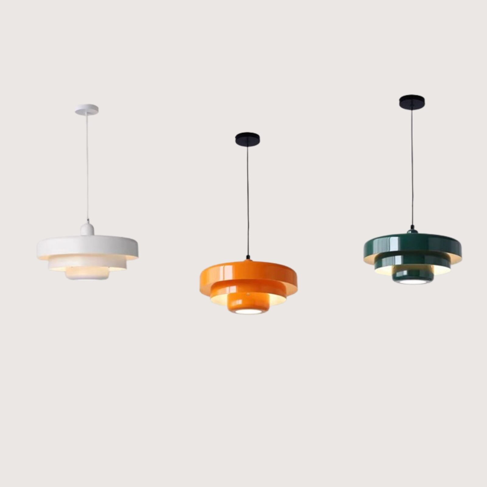 Suspension en Acier trois couleur