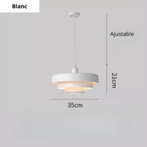 Suspension en Acier V blanc