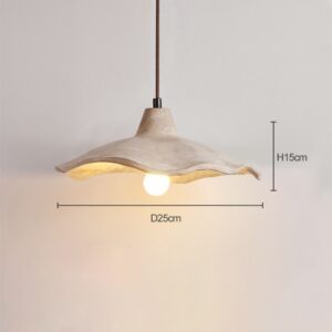 Suspension fleur blanche V 25 cm