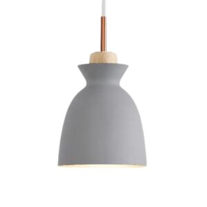 Suspension industrielle alu couleur V gris