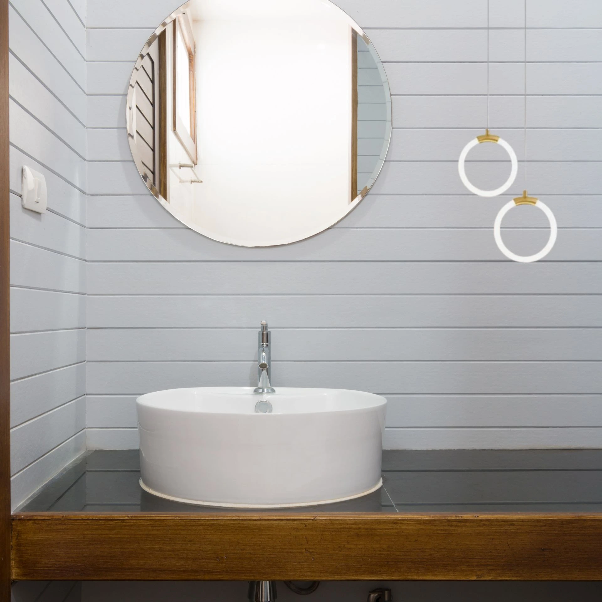 suspension laiton design salle de bain