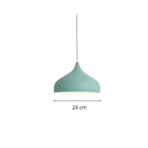 Suspension luminaire couleur V vert 24 cm