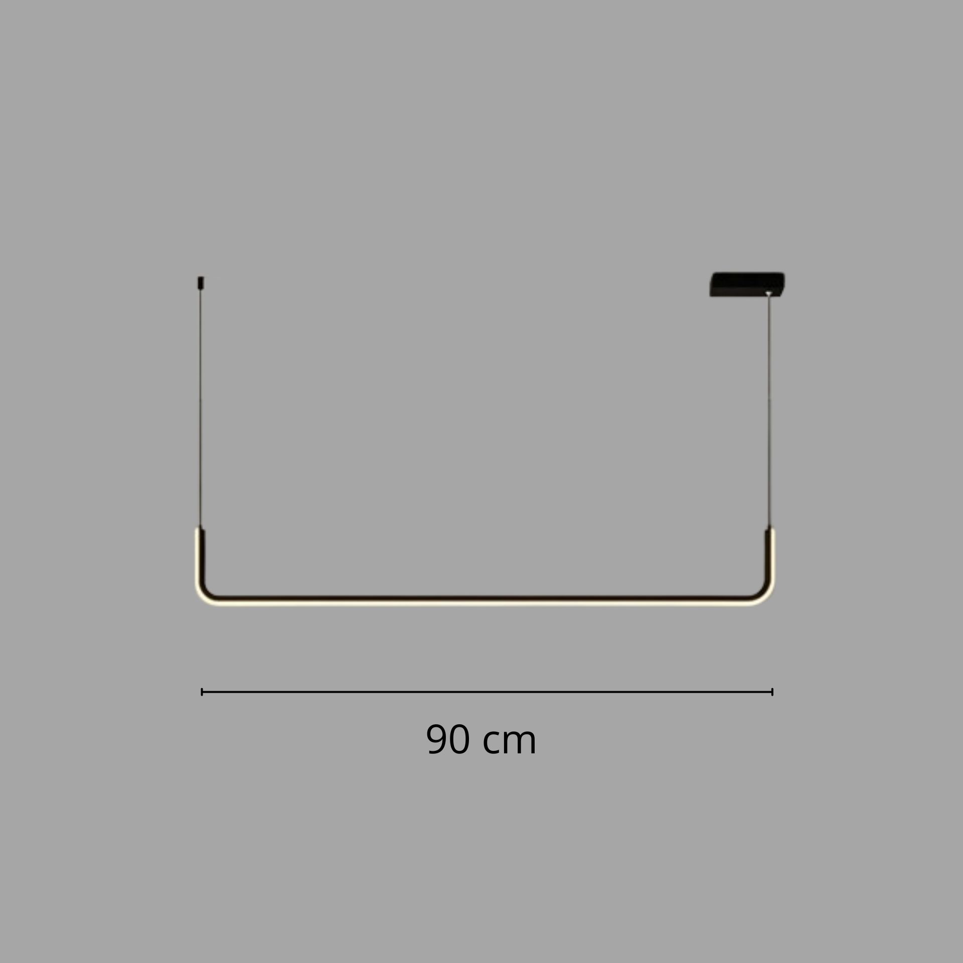 Suspension minimaliste noir – Image 7