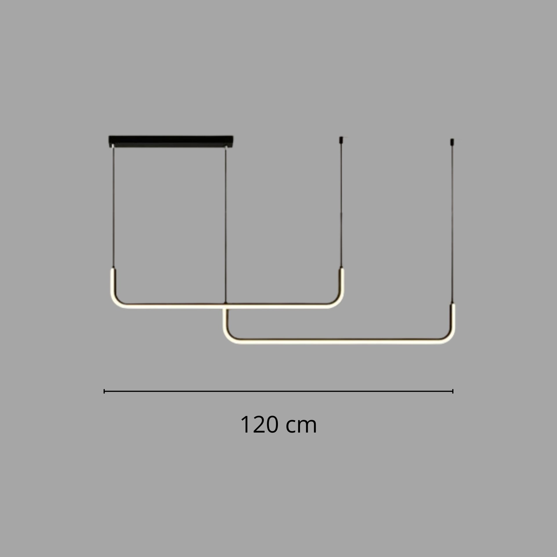 Suspension minimaliste noir – Image 6