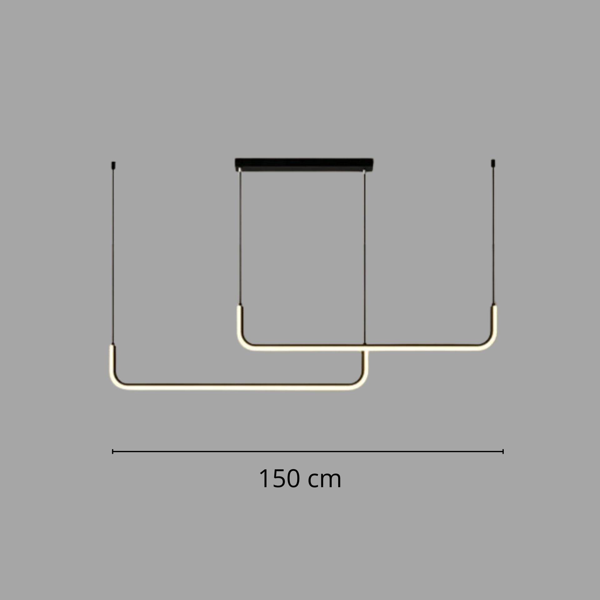 Suspension minimaliste noir – Image 5