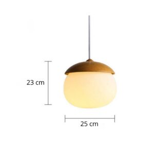 Suspension noisette courte diamètre 25cm