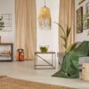 Suspension paille xxl dans chambre