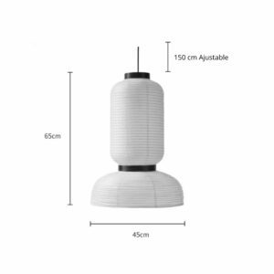 suspension papier blanc variante A