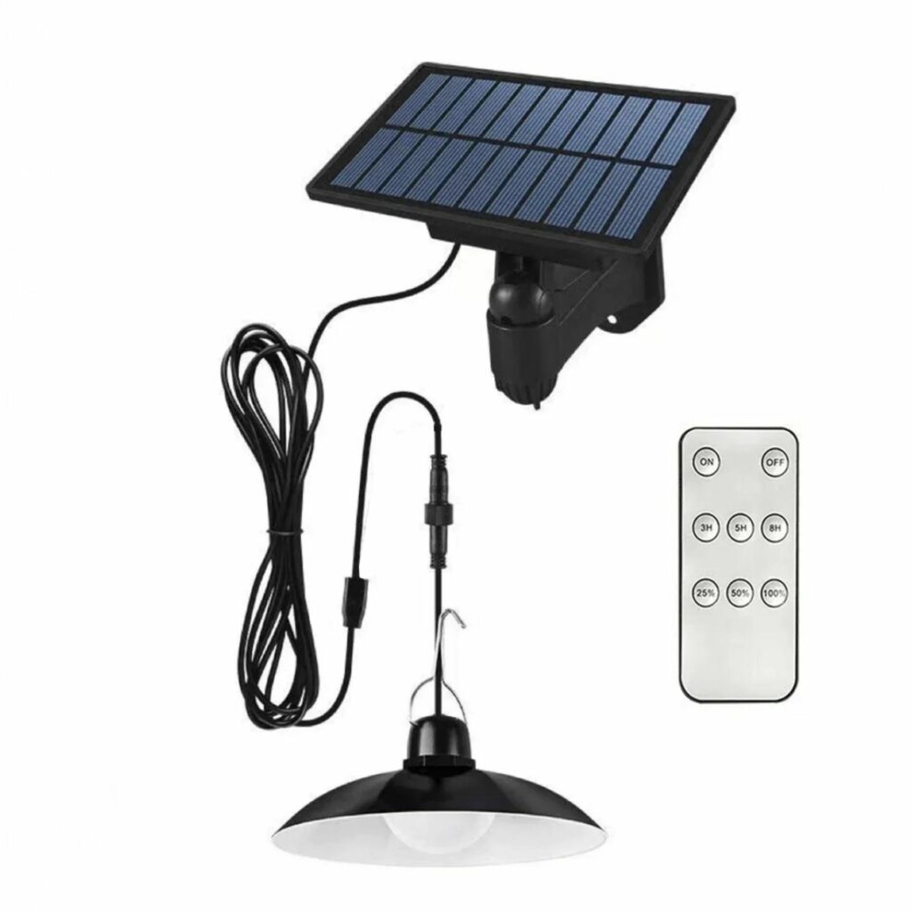 Suspension solaire extérieur avec télécommande