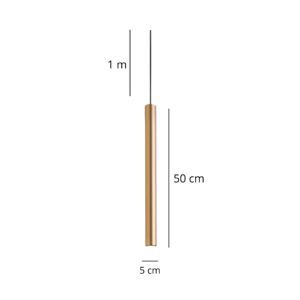 Suspension tube horizontale v doreÌ 50 cm