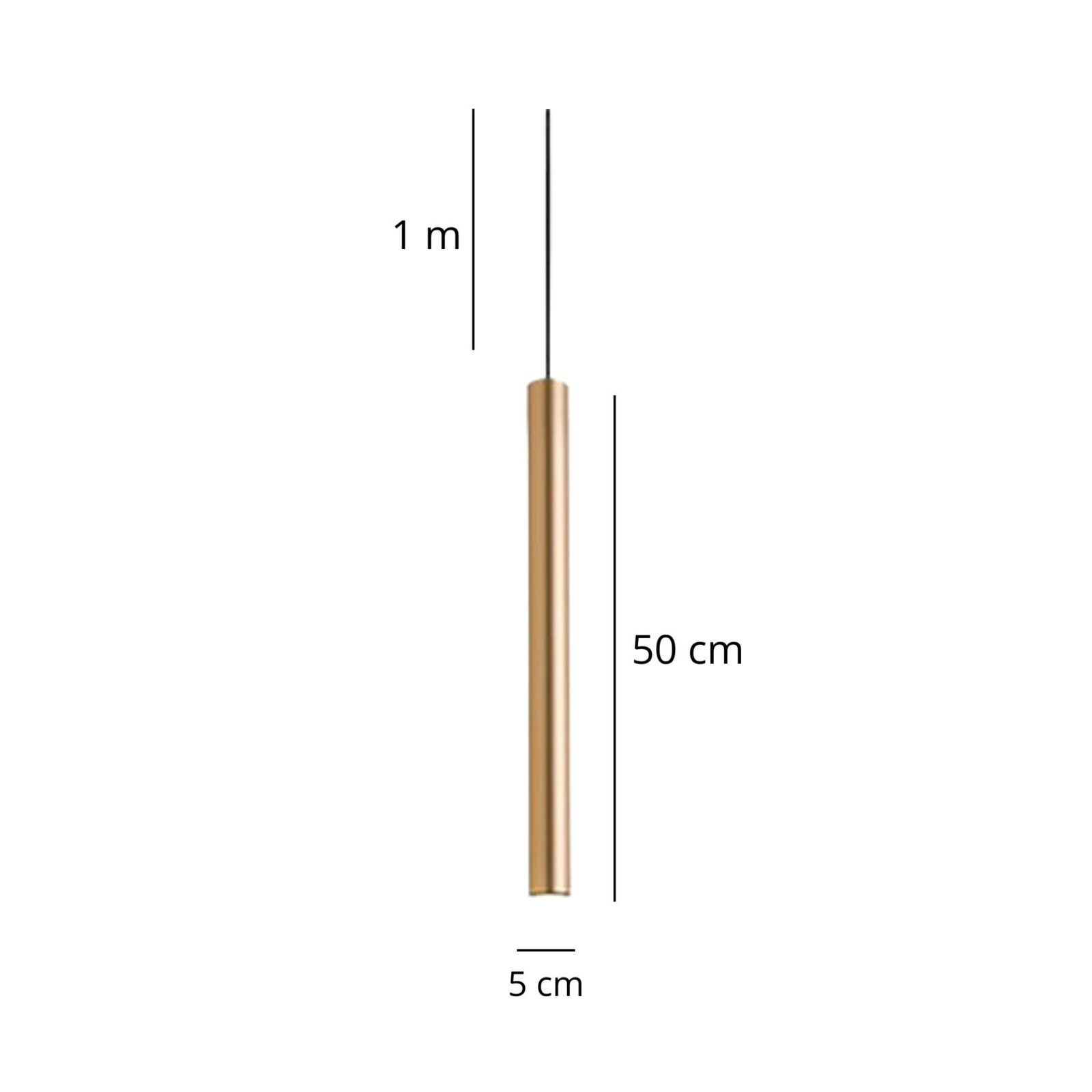 Suspension tube horizontale v doreÌ 50 cm
