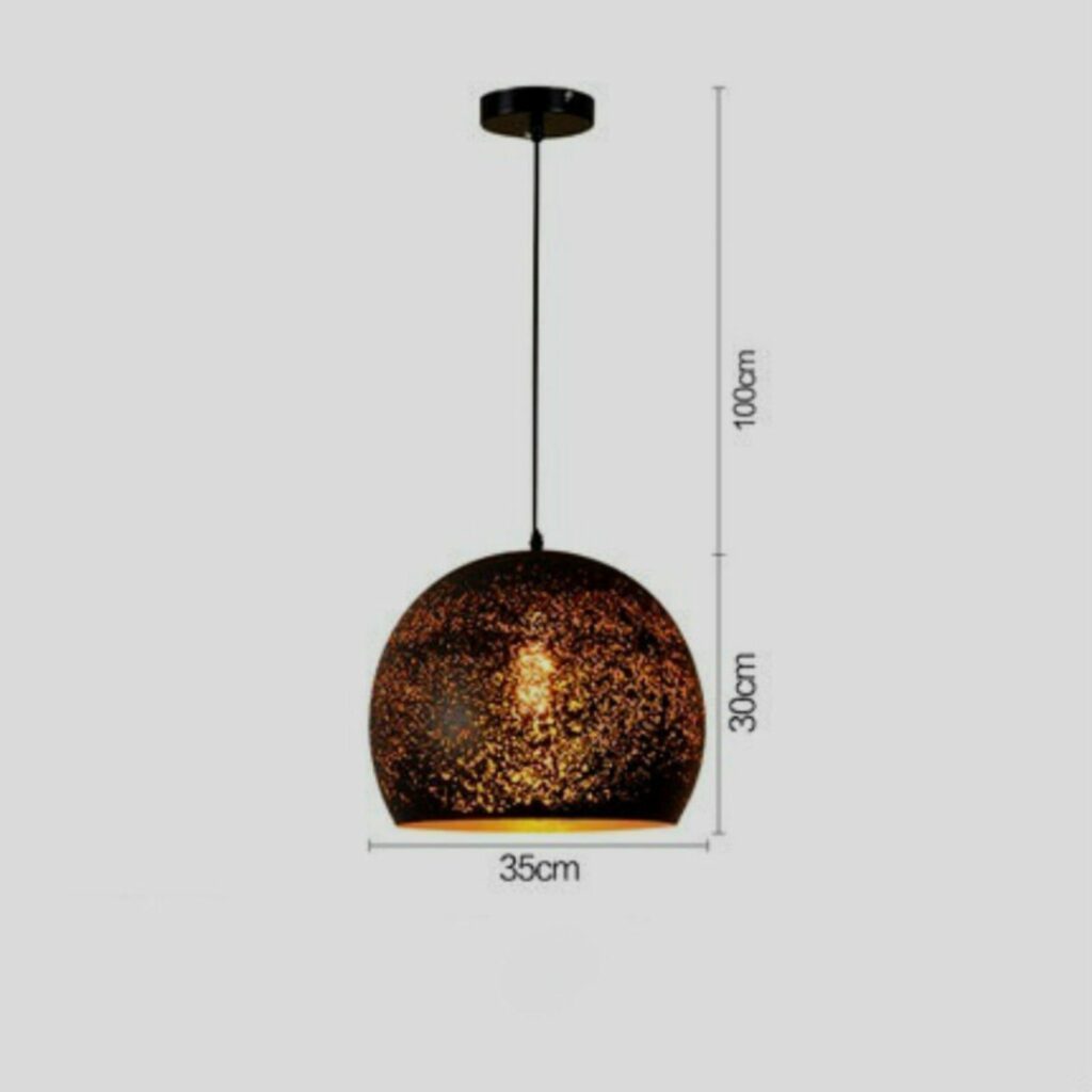 suspension marocaine en métal avec mesure