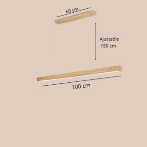 barre de suspension bois V