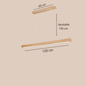 barre de suspension bois V