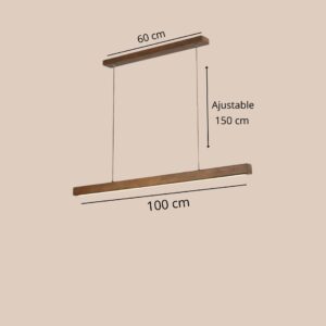 barre de suspension bois V