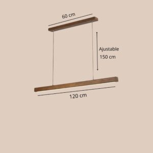 barre de suspension bois V