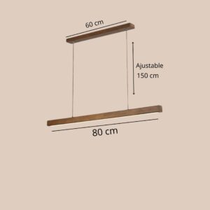 barre de suspension bois V