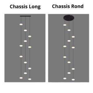 Grande Suspension Camila chassis long et chassis court